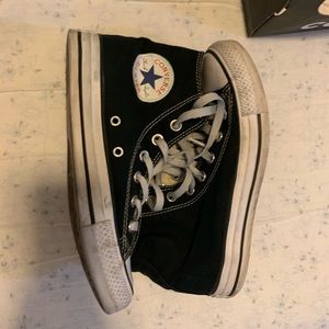 Classic Black Hightop Vans